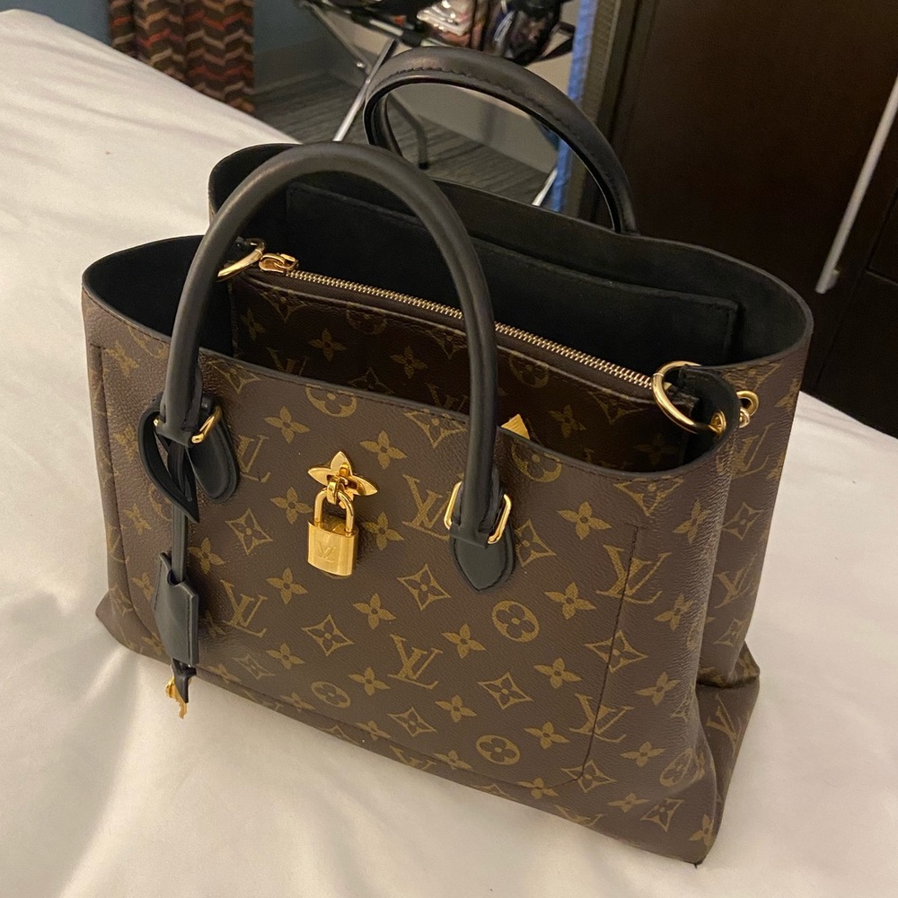 Louis Vuitton flower tote handbag. New this season